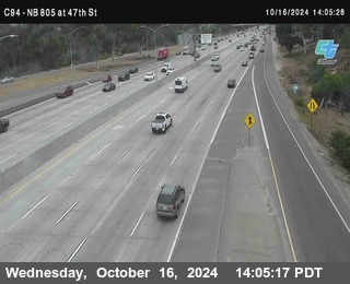 (C094) NB 805 : 47th Street (on ramp)