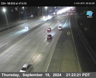 (C094) NB 805 : 47th Street (on ramp)