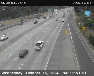 (C094) NB 805 : 47th Street (on ramp)