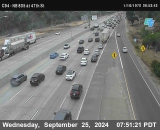 (C094) NB 805 : 47th Street (on ramp)