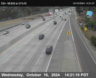 (C094) NB 805 : 47th Street (on ramp)