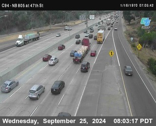 (C094) NB 805 : 47th Street (on ramp)