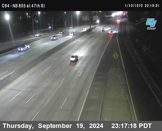 (C094) NB 805 : 47th Street (on ramp)