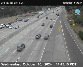 (C094) NB 805 : 47th Street (on ramp)