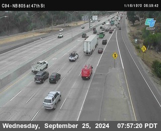 (C094) NB 805 : 47th Street (on ramp)