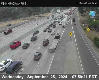 (C094) NB 805 : 47th Street (on ramp)