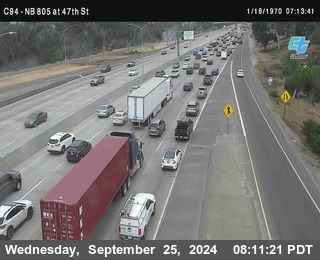 (C094) NB 805 : 47th Street (on ramp)