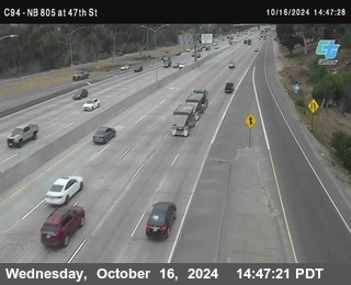 (C094) NB 805 : 47th Street (on ramp)