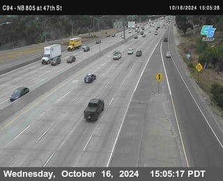 (C094) NB 805 : 47th Street (on ramp)