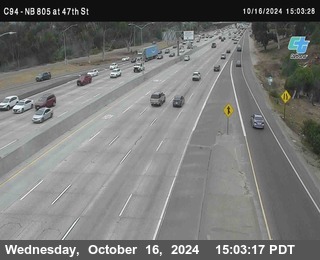 (C094) NB 805 : 47th Street (on ramp)