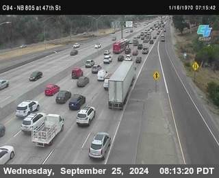 (C094) NB 805 : 47th Street (on ramp)