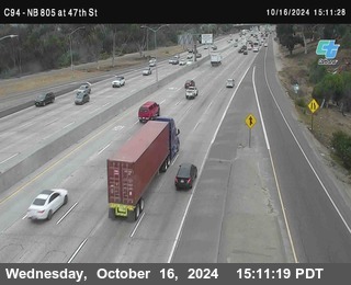 (C094) NB 805 : 47th Street (on ramp)