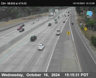 (C094) NB 805 : 47th Street (on ramp)