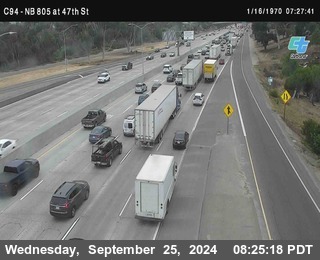 (C094) NB 805 : 47th Street (on ramp)