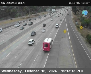 (C094) NB 805 : 47th Street (on ramp)