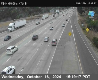 (C094) NB 805 : 47th Street (on ramp)