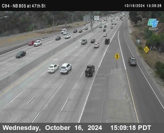 (C094) NB 805 : 47th Street (on ramp)