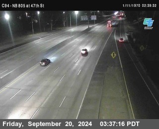 (C094) NB 805 : 47th Street (on ramp)