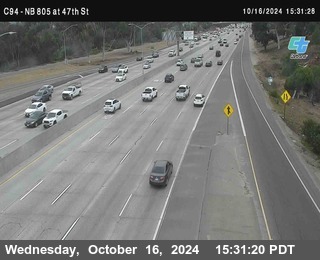 (C094) NB 805 : 47th Street (on ramp)