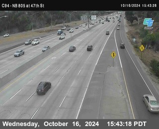 (C094) NB 805 : 47th Street (on ramp)