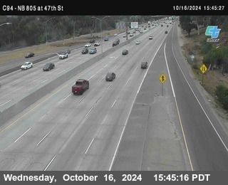 (C094) NB 805 : 47th Street (on ramp)