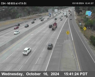 (C094) NB 805 : 47th Street (on ramp)