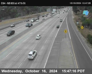 (C094) NB 805 : 47th Street (on ramp)