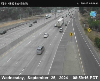 (C094) NB 805 : 47th Street (on ramp)