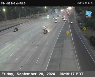 (C094) NB 805 : 47th Street (on ramp)