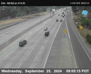 (C094) NB 805 : 47th Street (on ramp)