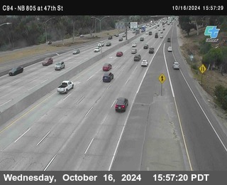 (C094) NB 805 : 47th Street (on ramp)