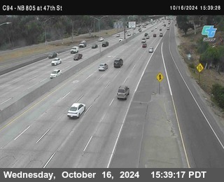 (C094) NB 805 : 47th Street (on ramp)