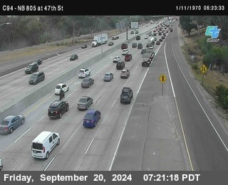 (C094) NB 805 : 47th Street (on ramp)