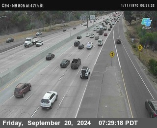 (C094) NB 805 : 47th Street (on ramp)