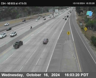 (C094) NB 805 : 47th Street (on ramp)