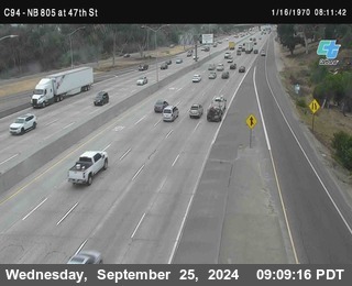 (C094) NB 805 : 47th Street (on ramp)