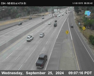 (C094) NB 805 : 47th Street (on ramp)