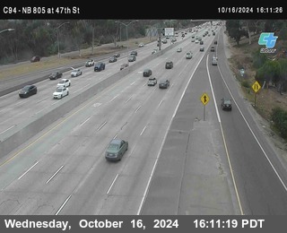 (C094) NB 805 : 47th Street (on ramp)