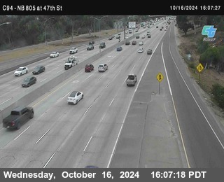 (C094) NB 805 : 47th Street (on ramp)