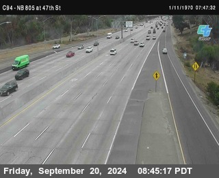 (C094) NB 805 : 47th Street (on ramp)