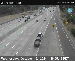 (C094) NB 805 : 47th Street (on ramp)