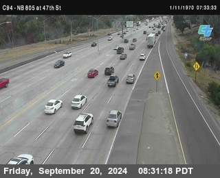 (C094) NB 805 : 47th Street (on ramp)