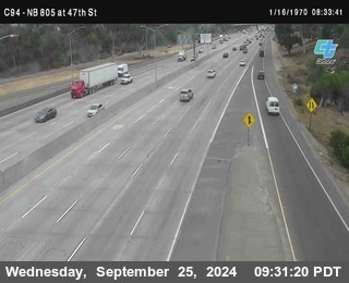 (C094) NB 805 : 47th Street (on ramp)