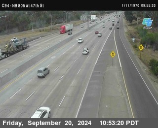 (C094) NB 805 : 47th Street (on ramp)