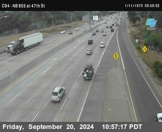 (C094) NB 805 : 47th Street (on ramp)