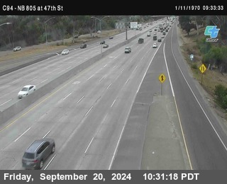 (C094) NB 805 : 47th Street (on ramp)