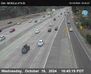 (C094) NB 805 : 47th Street (on ramp)