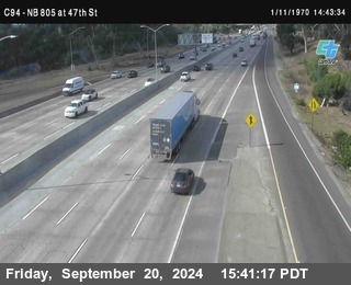 (C094) NB 805 : 47th Street (on ramp)