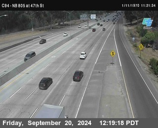 (C094) NB 805 : 47th Street (on ramp)