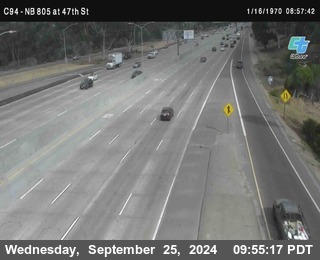 (C094) NB 805 : 47th Street (on ramp)